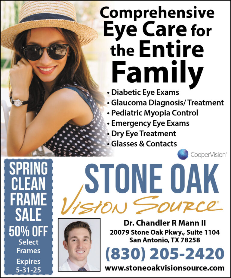 Stone Oak Vision Source May 2025