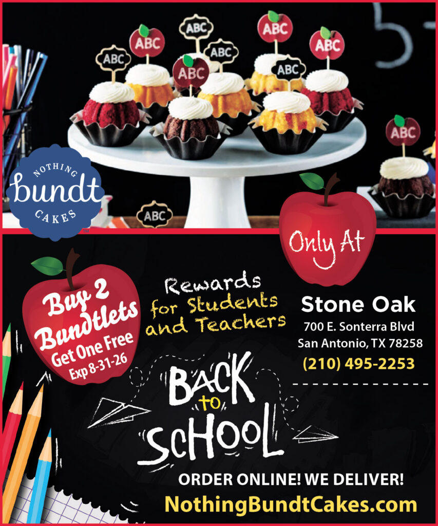 Nothing Bundt Cakes Sonterra August 2026
